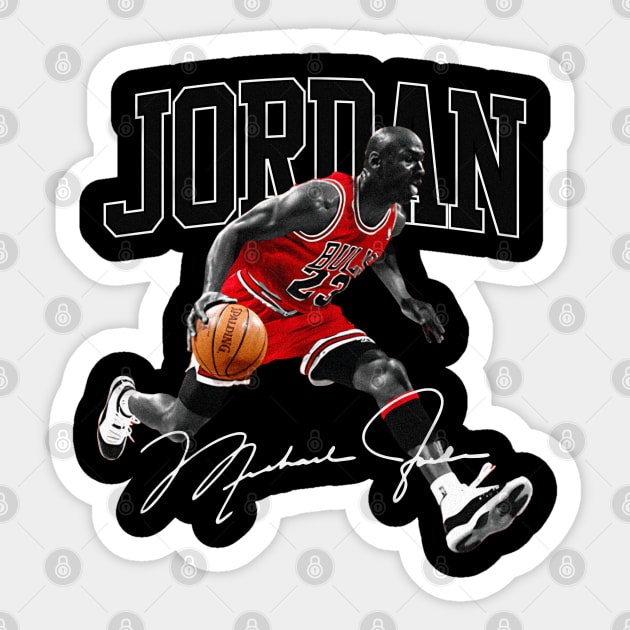 Michael Jordan 23 Sticker by Bananagreen